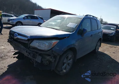 2015 Subaru Forester 2.5I Premium z USA, uszkodzony, nr VIN JF2SJADC1FH815898